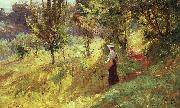 Theodore Clement Steele Berry Picker Sweden oil painting reproduction